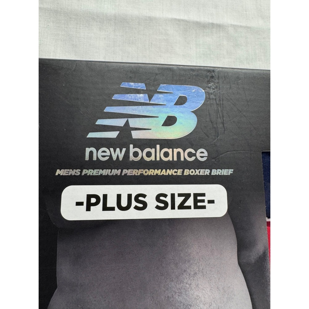New Balance Mens 3 Pack Premium Performance Boxer Briefs 4XL Plus - Picture 4 of 11